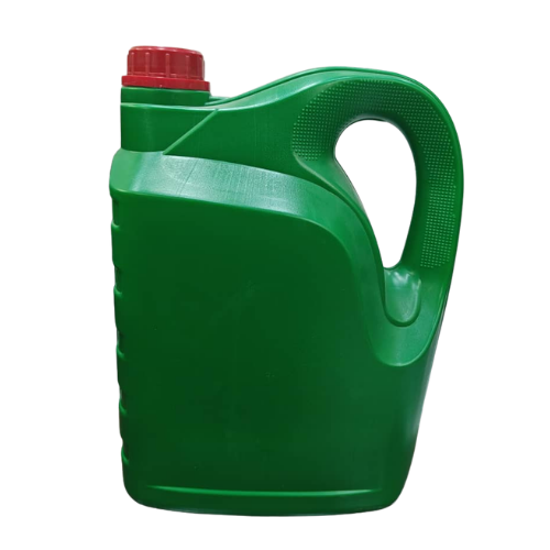 Jerrican 5L ovale transparent et coloré avec bouchon