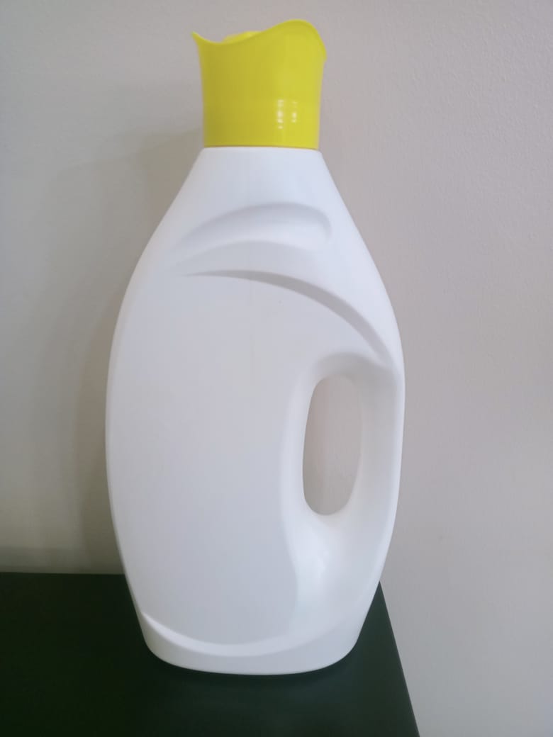 عبوة غسيل سعة 3 لترات مع غطاء + غطاء غسيل